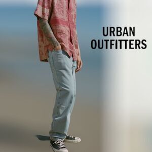 Urban Outfitters UO BDG Men's Bow Fit Cropped Jeans NEW 36x32 36 x 32